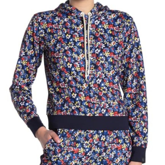 Rag & Bone Floral Drawstring Hoodie - Picture 4 of 11